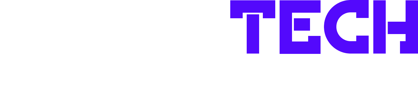 Logo Planetech Blanco y Azul